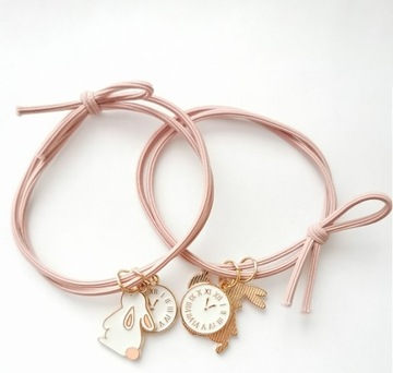 BRANSOLETKA ANIMAL CHARM STIL KRÓLIK RR 2szt
