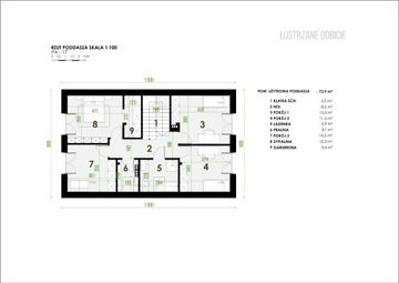 Проект дома Pióro Architekci-17 Зеркальная версия