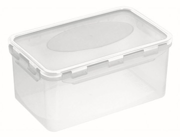 POJEMNIK KUCHENNY NA ŻYWNOŚĆ HERMETYCZNY Z POKRYWA ATESTEM DUŻY BPA FREE 5L