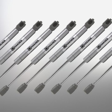 Газлифт, мебельный актуатор для фасадов HAKNER 100N, 2 шт.