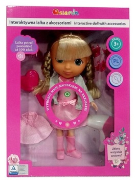 Кукла с аксессуарами, говорящая 100 предложений.