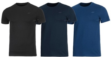 4F ZESTAW 3szt. MĘSKA KOSZULKA T-SHIRT / rozm M