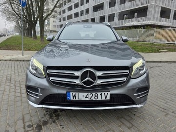 Mercedes GLC C253 SUV 2.0 250 211KM 2018 MERCEDES GLC 250 4MATIC AMG Line 2.0 benzyna 211KM Bezwypadkowy Serwis, zdjęcie 1