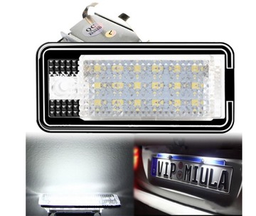 PODSVÍCENÍ TABULKY SPZ PRO AUDI A3 S3 A4 S4 B6 B7 A6 Q7 A8 S8