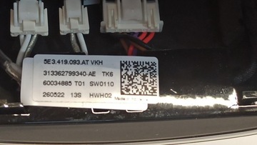 SKODA KODIAK VOLANT LAURIN KLIKA 5E3419093AT