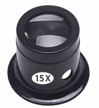 LUPA ZEGARMISTRZOWSKA JUBILERSKA 15X