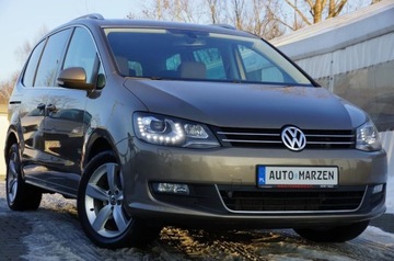 Volkswagen Sharan II Van 2.0 TDI-CR BMT 140KM 2014 Volkswagen Sharan 2.0 TDI CR 140 KM, 4x4, 7osob, Webasto, Biksenon, Hak, G