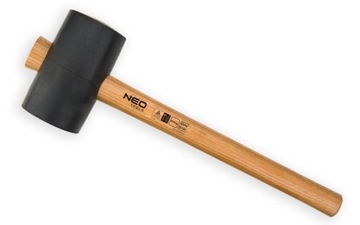 Молоток резиновый 90 мм/1200 г, ручка из гикори