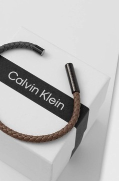 Calvin Klein bransoletka skórzana męska 35000103