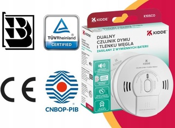 Czujnik dymu i tlenku węgla, czadu Kidde K10SCO