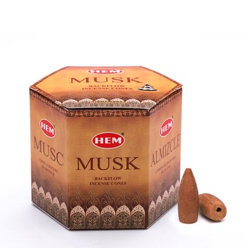 Kadzidełka cofające MUSK HEM piżmo 40szt