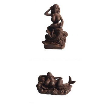 Ceramiczny palnik syreny, palnik posągów, figurka