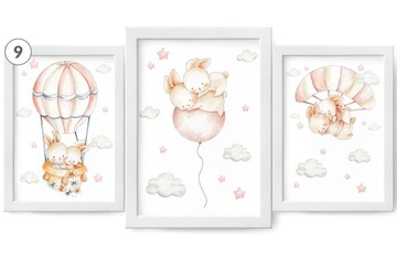 Установите 3pcs Picture Pired Pired 30x40