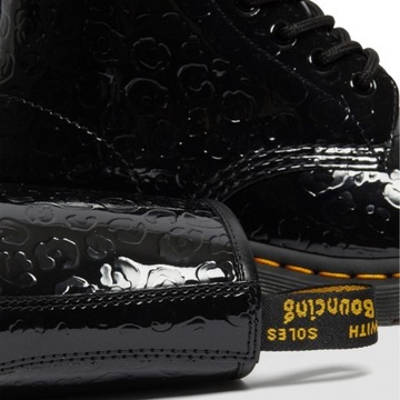 DR. MARTENS 1460 PATENT BLACK LEOPARD EMBOSS r. 5(38)