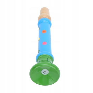 2шт деревянная игрушка со звуком трубы