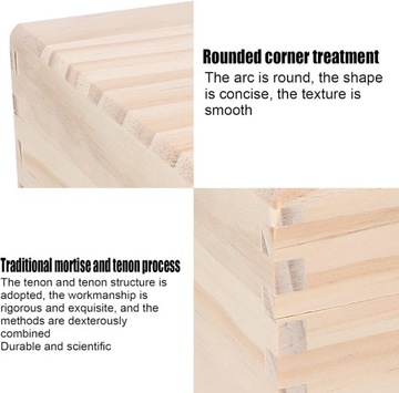Бамбуковый ящик для хранения эфирного масла, мешочек на 24 сетки