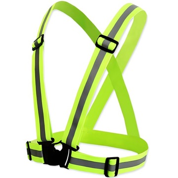 Светоотражающий ремень безопасности Велосипедный мотор Светоотражающий жилет ДОРОЖНЫЙ БЕГ СИЛЬНЫЙ