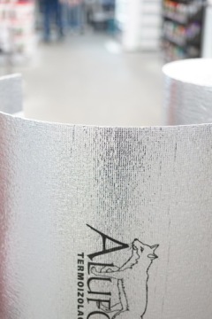 Теплоизоляционная пленка Alufox 5 мм х 1,2 м х 1 м