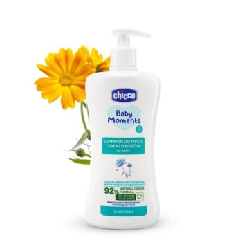 CHICCO Baby Moments шампунь для миття тіла і волосся 0 міс.+ 500 мл