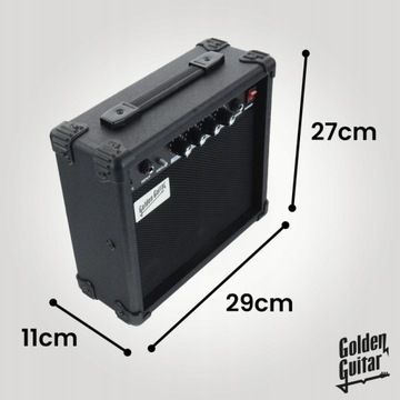 Zestaw Gitara elektryczna wzmacniacz akcesoria czarno czerwona