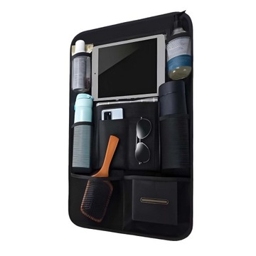 Защитный чехол-органайзер для автомобильного сиденья + 2 держателя для подголовников