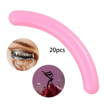 20 шт. насадок для щипцов для ресниц Портативная резинка стандартного голубого цвета