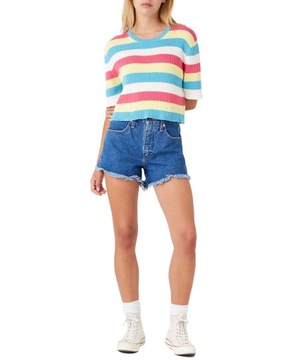 Sweter Wrangler RAINBOW KNIT W8Q0RPXAZ Maui Blue S