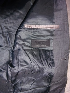 CALVIN KLEIN Slim Fit line szara marynarka 38L