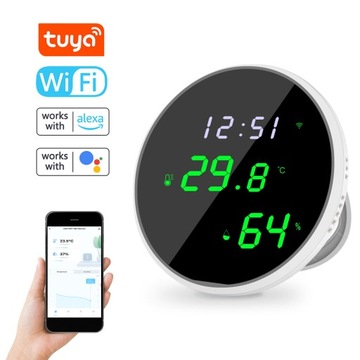 ДАТЧИК ТЕМПЕРАТУРЫ И ВЛАЖНОСТИ Tuya Wifi