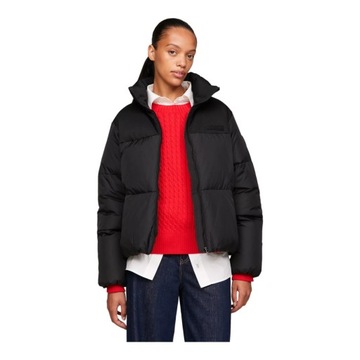 TOMMY HILFIGER KURTKA DAMSKA NEW YORK PUFFER JACKET CZARNA r.S