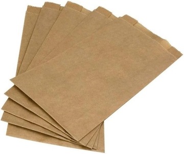 TOREBKA PAPIEROWA BRĄZOWA 250 SZTUK 235X80X410