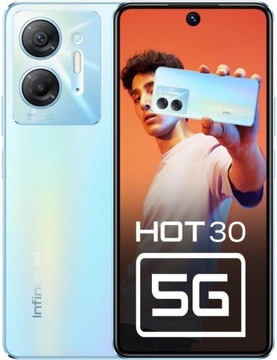 Smartfon Infinix Hot 30 5G 4/128 GB NFC niebieski NFC 120Hz + karta 256GB