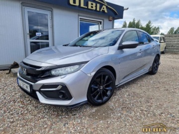 Honda Civic X Hatchback 5d 1.0 VTEC TURBO 126KM 2019 Honda Civic Salon Polska Faktura Vat Niski przebieg Benzyna 126KM, zdjęcie 1