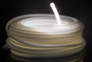 Водонепроницаемая круглая светодиодная трубка Flex 360, неоновый шланг, 22ø