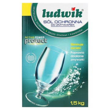 Соль для посудомоечных машин Ludwik мелкозернистая 1,5 кг.