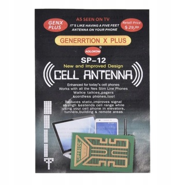 10SZT. NAKLEJKI WZMACNIACZ ANTENOWY TELEFONU