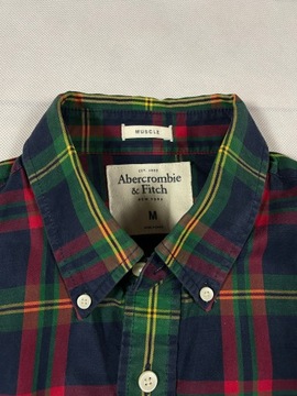 Abercrombie &Fitch koszula kratka logo ideał L