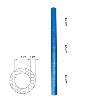 Clever Leon 6 шт. ЧЕХОЛ ДЛЯ ГУБКИ ИЗ ЛАМИНИРОВАННОЙ ПЕНЫ ДЛЯ СТОЙКОВ батутных трубок