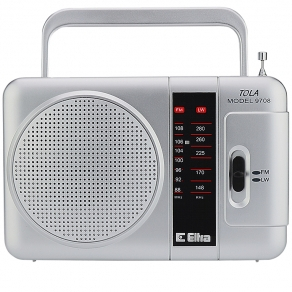 RADIO RADIOODBIORNIK ELTRA TOLA SREBRNY FM