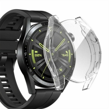 СИЛИКОНОВЫЙ МЕТАЛЛИЧЕСКИЙ КОРПУС ДЛЯ ЧАСОВ HUAWEI GT3 GT 3 46 мм