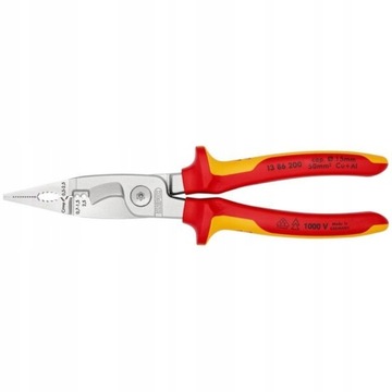 Knipex Szczypce do prac elektroinstalacyjnych chromowane izolowane wg VDE