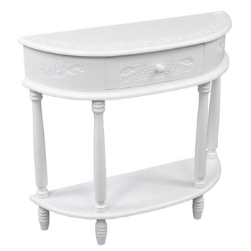 NOWA STYLOWA KONSOLA STOLIK kolor biały