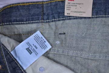 LEVIS 569 Męskie Spodnie Jeansowe Jeansy W38 L34