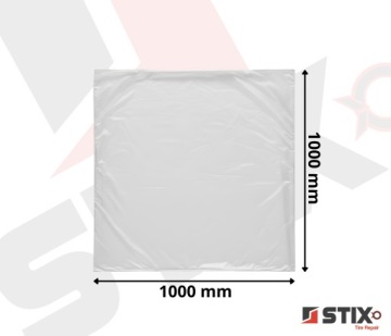 БЕЛЫЙ БОЛЬШОЙ Мешки для шин, колес 100 х 100 см LDPE 30µm 160L Stix - 500шт.