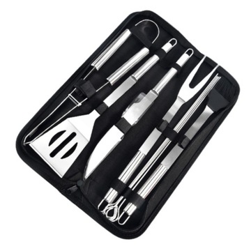 ГРИЛЬНЫЙ НАБОР АКСЕССУАРЫ Посуда для ГРИЛЯ ЧЕХОЛ ДЛЯ ВИНТОВКИ 10в1