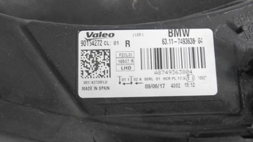 BMW F22 F23 LCI SVĚTLO PRAVÁ LED EVROPA 7493638