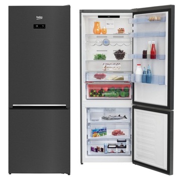 Lodówka Beko CN560E40ZXB NoFrost 192cm ciemny inox szerokość 70 cm A++