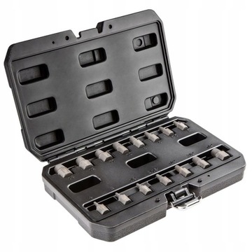 НАБОР ЭКСТРАКТОРОВ NEO ДЛЯ СЛОМАННЫХ ВИНТОВ, 15 ПРЕДМЕТОВ, КОРОБКА 09-607