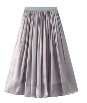 organza spódnica tiulem Midi
