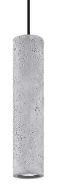 Lampa Wisząca LUVO Zwis BETON LED Sufitowa SOLLUX